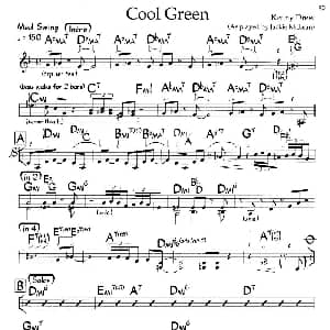 Cool Green 钢琴谱