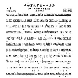 京剧谱 | 洪羊洞 全本唱段伴奏谱 叹杨家投宋主心血用尽 杨延昭唱段 仰天笑记谱