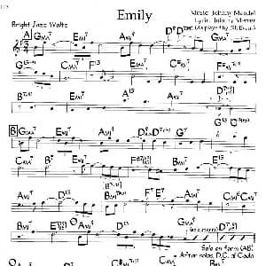Emily 钢琴谱