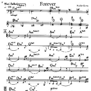 Forever 钢琴谱