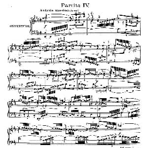 Six Partitas BWV 825 830 钢琴谱 约翰 塞巴斯蒂安 巴赫 J.S.Bach,