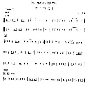 节日的欢 维吾尔族舞蹈 中国民族民间舞曲选 刘炽