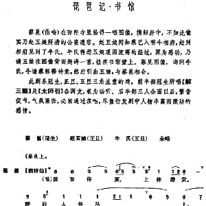 昆曲 琵琶记 书馆