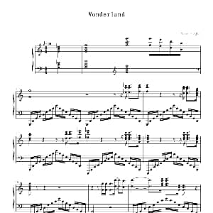 Wonderland 钢琴谱 马克西姆 Maksim・Mrvica