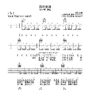 风吹麦浪_歌曲简谱_词曲:李健 李健