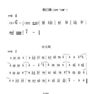 扭门拴 小上坟 钉缸 秦腔弦乐曲牌