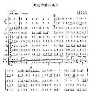 掀起你的盖头来 总谱