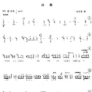 琵琶谱 | 虚籁 刘天华