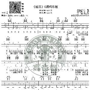后来 吉他谱C调精华版 刘若英 高音教编配_歌谱投稿