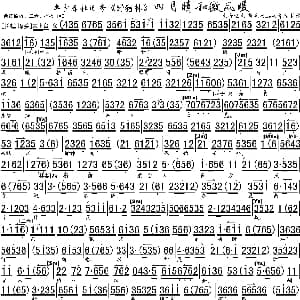 京剧谱 | 四月晴和微风暖 野猪林 选段 琴谱 李少春 杜近芳