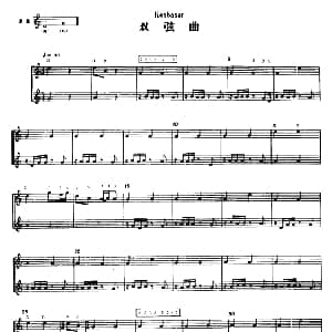 双弦曲 冬不拉