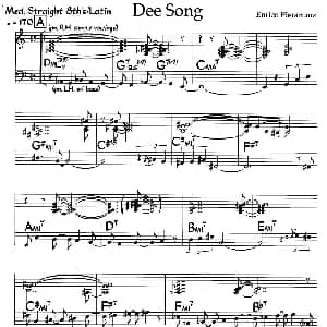 Dee Song 钢琴谱