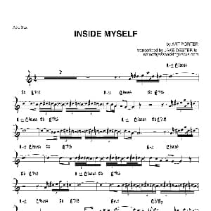 萨克斯谱 | In side My self 中音萨克斯