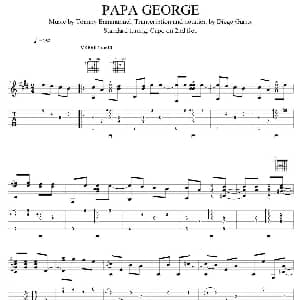 tommy emmanuel papa george 吉他谱