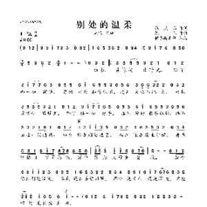 别处的温柔_歌曲简谱