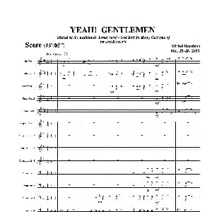 YEAH! GENTLEMEN 总谱