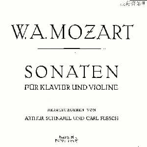 小提琴谱 | Mozart Violin Sonata No.2, KV. 303 第二小提琴奏鸣曲 奥 莫扎特