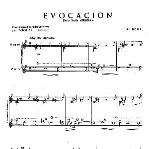 Evocation 吉他谱