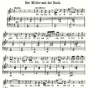 Der Muller und der Bach_外国歌谱