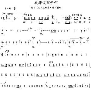 评剧谱 | 我那傻孩子啊 选自 女人是座山 郝秀君唱段