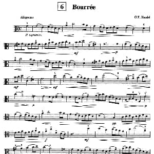Bourree 中提琴