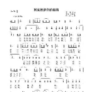 其实就是你的眼睛_歌曲简谱_词曲:李瑛 李晶华 德祥