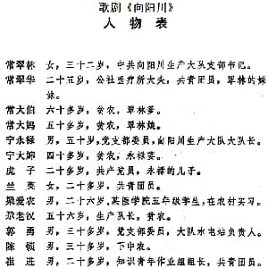 歌剧 向阳川 全剧之第一场 前奏