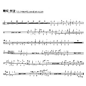 飘摇 架子鼓谱