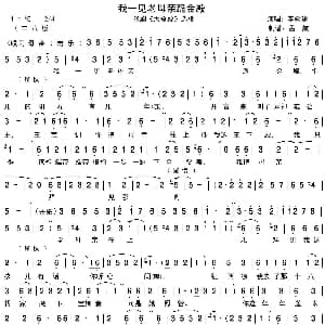 豫剧谱 | 我一见老母亲跪金殿 大登殿 选段 孟航制谱版 李树建