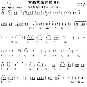 黄梅戏谱 | 紫燕紫燕你慢飞翔 女附马 冯素珍 春红唱段 陈洪非 时白林
