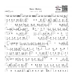 dance monkey_外国歌谱_词曲:Toni Watson Konstantin Kersting