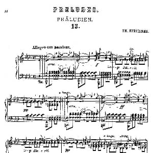 16 Preludes Op.9 钢琴谱 狄奥多 柯希纳