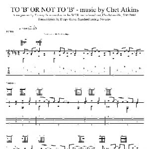 tommy emmanuel to b or not to b wtju broadcast version 吉他谱