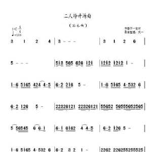 二人转开场曲_歌谱投稿_词曲: 佚名