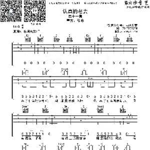 认真的老去_歌曲简谱