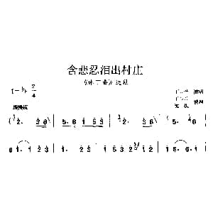 庐剧 含悲忍泪出村庄 休丁香 选段 丁玉兰