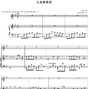 大自然情诗 小提琴 钢琴 班得瑞作曲 冰岛的雨季