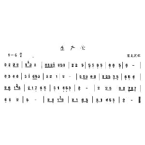 生产 东北秧歌 中国民族民间舞曲选