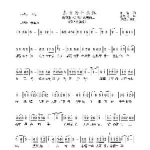 东方为什么红_歌谱投稿_词曲:朱海 王黎光