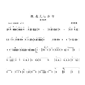 花儿与少年 板胡曲集第一级