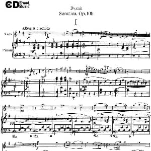 小提琴谱 | Violin Sonatina Op.100 小提琴 钢琴伴奏