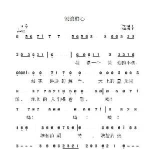 流浪的心_歌谱投稿_词曲:郭平 郭平