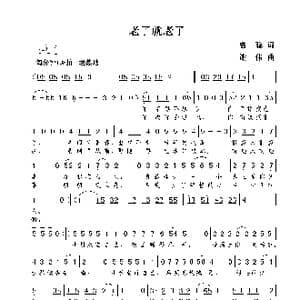 老了就老了_歌曲简谱_词曲:曾聪 谢伟
