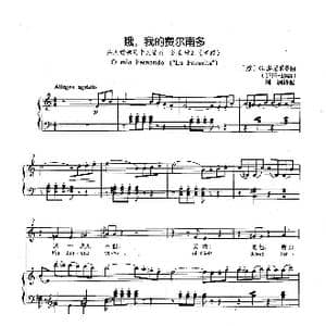 意 哦,我的费尔南多_歌谱投稿