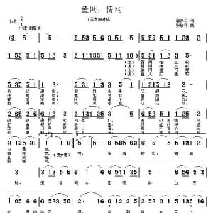 鱼网,情网_通俗唱法乐谱_词曲:郭家义 张瑞孔