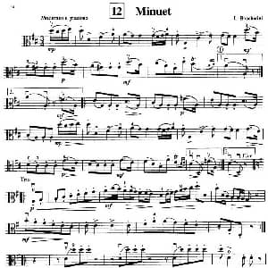 Minuet 中提琴
