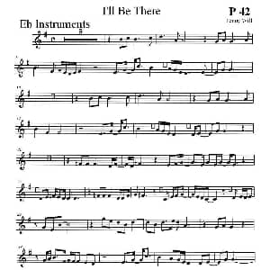 萨克斯谱 | I'll be there