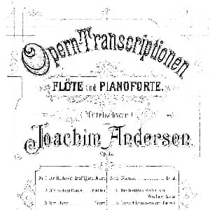 长笛曲谱 | Opern Transcriptionen.Op.45 2 长笛 钢琴伴奏