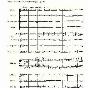 Bb大调钢琴第二协奏曲, Op.83第二乐章