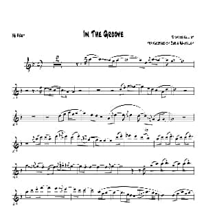 萨克斯谱 | In The Groove 次中音萨克斯